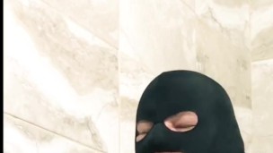 Swallowing my own thick cum load off of the Dildo I was sucking off while anal plugged & Jerking off